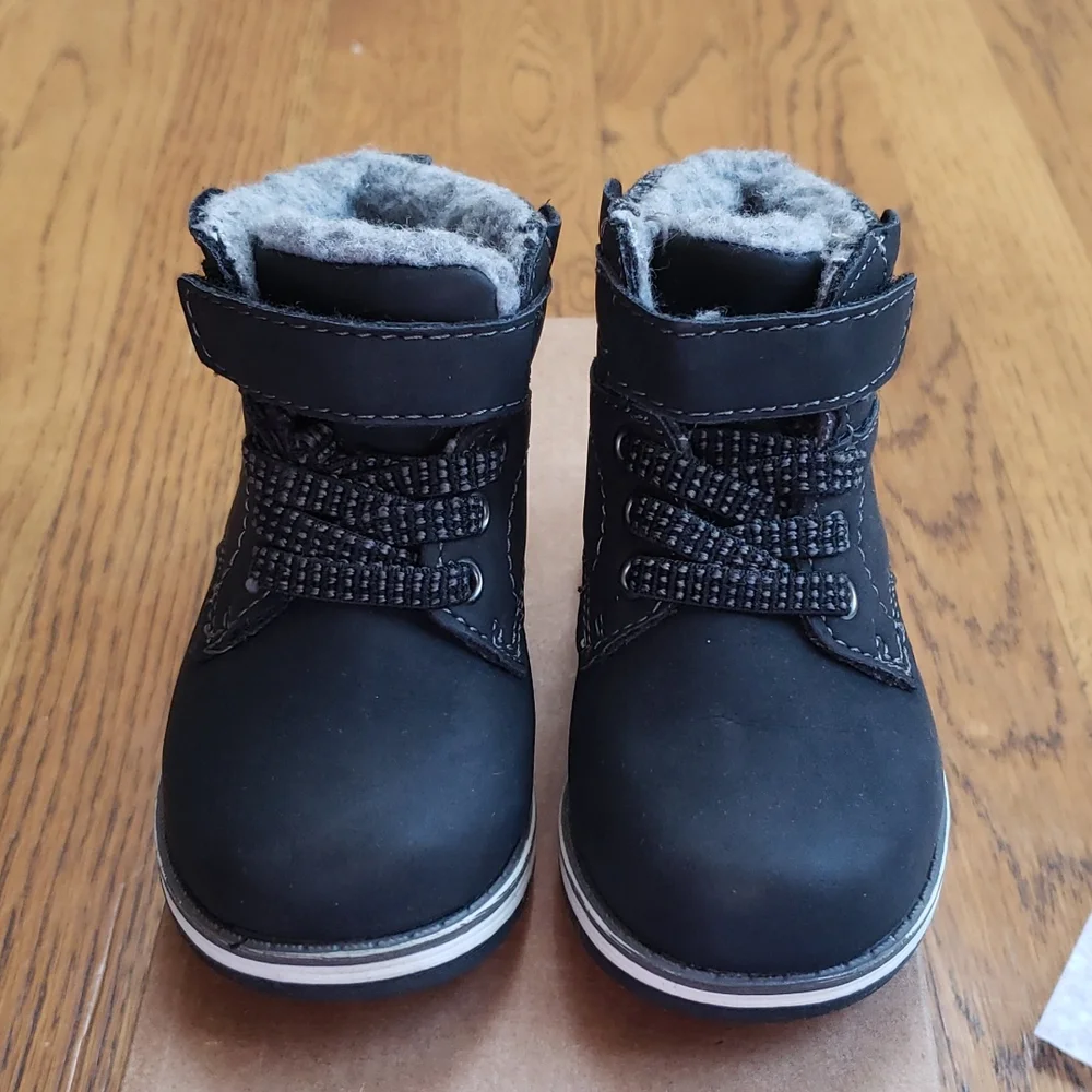 NIB Kids Lil Luke Boot Black Max + Jake Toddler Size 5